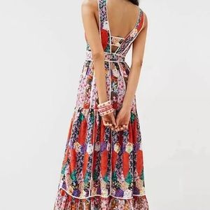 ANTHRO| Bhaununi by Jyoti cutout maxi